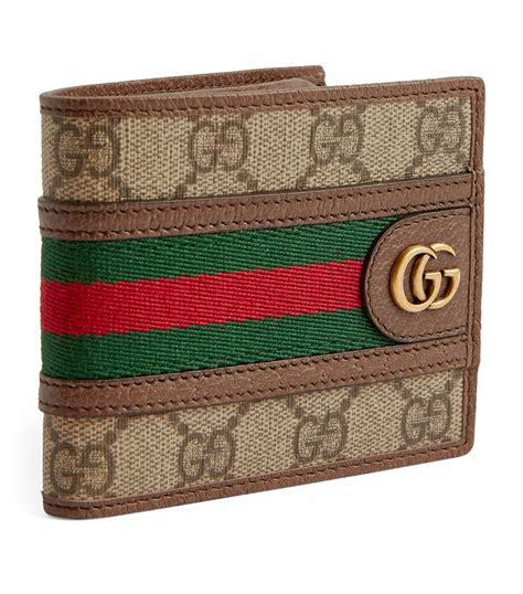 gucci wallet men lion|Gucci gg supreme wallet.